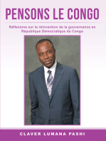Pensons Le Congo: Réflexions Sur La Réinvention De La Gouvernance En République Démocratique Du Congo
