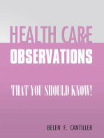 Health Care Observations