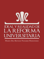 Ideal Y Realidad De La Reforma Universitaria