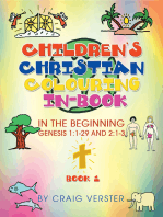 Children's Christian Colouring In-Book: In the Beginning Genesis 1:1-29 and 2:1-3 Book 1