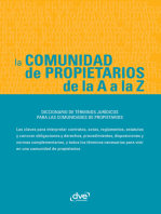 La comunidad de propietarios de la A a la Z