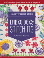 Embroidery Stitching Handy Pocket Guide: 30+ Stitches • All The Basics & Beyond