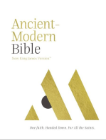 NKJV, Ancient-Modern Bible: One faith. Handed down. For all the saints.