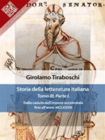 Storia della letteratura italiana del cav. Abate Girolamo Tiraboschi – Tomo 3. – Parte 1: Dalla caduta dell'impero occidentale fino all'anno MCLXXXIII
