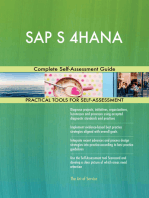SAP S 4HANA Complete Self-Assessment Guide
