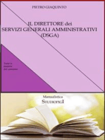 Il DIRETTORE dei SERVIZI GENERALI AMMINISTRATIVI (DSGA)