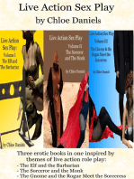 Live Action Sex Play: Three Erotic Books in One Inspired by Themes of Live Action Role Play