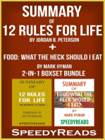 Summary of 12 Rules for Life: An Antidote to Chaos by Jordan B. Peterson + Summary of Food: What the Heck Should I Eat? by Mark Hyman 2-in-1 Boxset Bundle