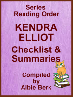 Kendra Elliot: Series Reading Order - with Summaries & Checklist