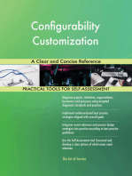 Configurability Customization A Clear and Concise Reference