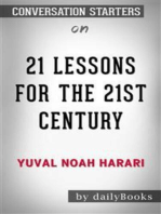 21 Lessons for the 21st Century: by Yuval Noah Harari​​​​​​​ | Conversation Starters