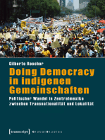 Doing Democracy in indigenen Gemeinschaften: Politischer Wandel in Zentralmexiko zwischen Transnationalität und Lokalität