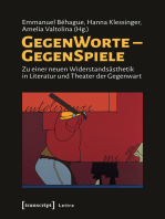 GegenWorte - GegenSpiele: Zu einer neuen Widerstandsästhetik in Literatur und Theater der Gegenwart