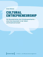 Cultural Entrepreneurship