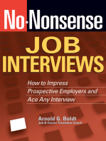 No-Nonsense Job Interviews