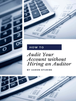 How to Audit Your Account without Hiring an Auditor