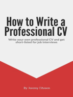 How to Write a Professional CV