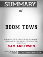 Summary of Boom Town: The Fantastical Saga of Oklahoma City, its Chaotic Founding... its Purloined Basketball