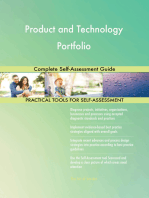 Product and Technology Portfolio Complete Self-Assessment Guide