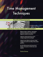 Time Management Techniques Standard Requirements