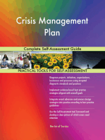 Crisis Management Plan Complete Self-Assessment Guide
