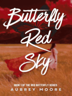 Butterfly Red Sky