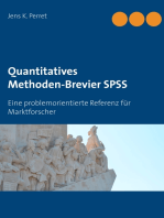 Quantitatives Methoden-Brevier SPSS: Eine problemorientierte Referenz für Marktforscher