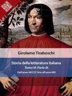 Storia della letteratura italiana del cav. Abate Girolamo Tiraboschi – Tomo 6. – Parte 3: Dall'anno MCCCC fino all'anno MD