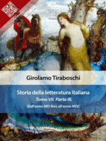 Storia della letteratura italiana del cav. Abate Girolamo Tiraboschi – Tomo 7. – Parte 3: Dall'anno MD fino all'anno MDC