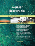 Supplier Relationships Complete Self-Assessment Guide