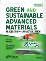 Green and Sustainable Advanced Materials: Processing and Characterization