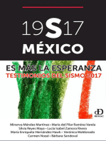 19S17 México. Es más la esperanza. Testimonios del sismo 2017