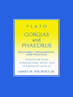 "Gorgias" and "Phaedrus": Rhetoric, Philosophy, and Politics