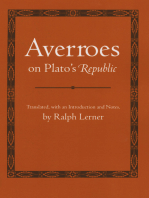 Averroes on Plato's "Republic"