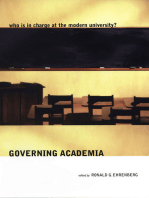 Governing Academia: Who is in Charge at the Modern University?