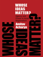 Whose Ideas Matter?: Agency and Power in Asian Regionalism