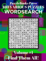 PuzzleBooks Press - WordSearch - Volume 1