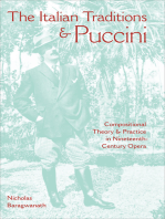 The Italian Traditions & Puccini: Compositional Theory & Practice in Nineteenth-Century Opera