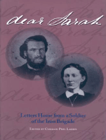 Dear Sarah: Letters Home from a Soldier of the Iron Brigade