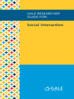 Gale Researcher Guide for: Social Interaction