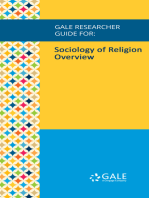 Gale Researcher Guide for: Sociology of Religion Overview