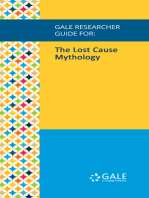 Gale Researcher Guide for: The Lost Cause Mythology