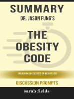 Summary: Dr. Jason Fung's The Obesity Code: Unlocking the Secrets of Weight Loss