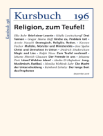 Kursbuch 196: Religion, zum Teufel!