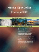 Massive Open Online Course MOOC Standard Requirements