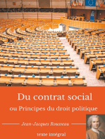 Du contrat social ou Principes du droit politique: Un traité de philosophie politique de Jean-Jacques Rousseau (texte intégral)