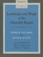 Landscape and People of the Franchthi Region: Fascicle 2, Excavations at Franchthi Cave, Greece