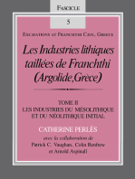 Les Industries lithiques taillées de Franchthi (Argolide, Grèce), Volume 2: Les Industries du Mésolithique et du Néolithique Initial, Fascicle 5
