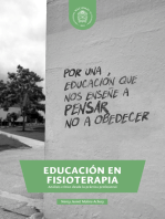 Educación en fisioterapia. Análisis crítico desde la práctica profesional