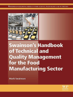 Swainson’s Handbook of Technical and Quality Management for the Food Manufacturing Sector